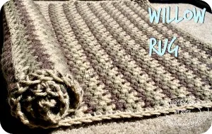 Willow Rug Pattern by DivineDebris.com