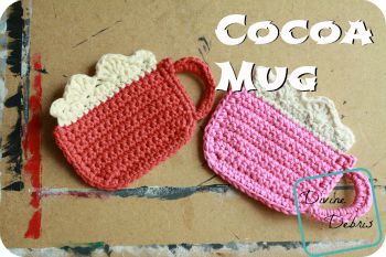 Warm and Tasty: The Free Mug of Cocoa Coaster Crochet Pattern