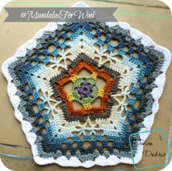 Free Mandala crochet pattern by DivineDebris.com