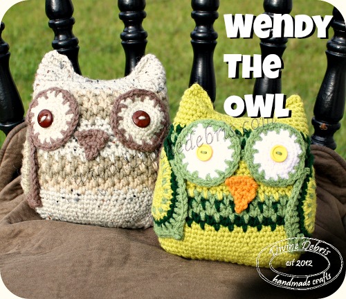 Wendy the Owl Pattern by DivineDebris.com