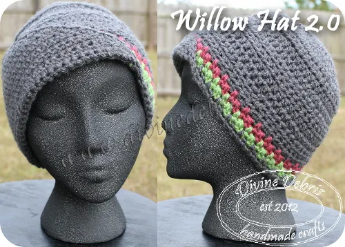 Willow Hat 2.0 Pattern by DivineDebris.com