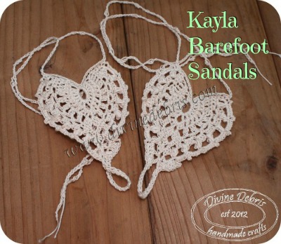 Kayla Barefoot Sandals by DivineDebris.com