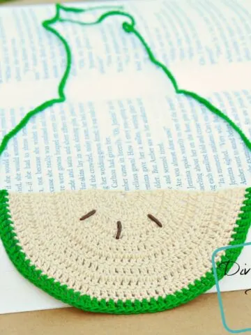 Crochet Apple Necklace by DivineDebris.com