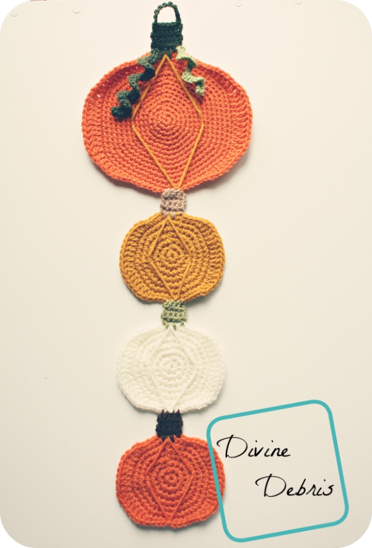 Yay! Fall! With the Pumpkin Wall Decoration free crochet pattern