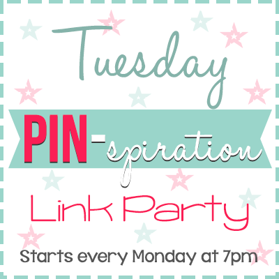 Tuesday PIN-spiration Link Party (I’m the featured blogger!)