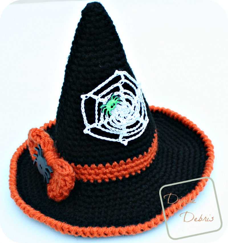 Winifred Witch Hat free crochet pattern by Divinedebris.com