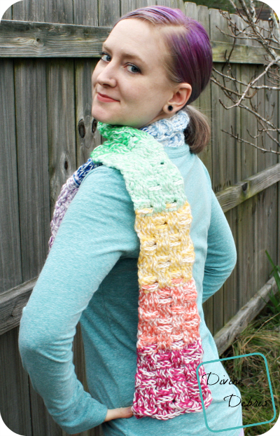 Becca Scarf- a free crochet pattern by DivineDebris.com