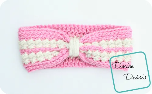Diana Ear Warmer Crochet Pattern by DivineDebris.com