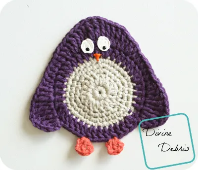(free) Penguin applique crochet patterns by DivineDebris.com