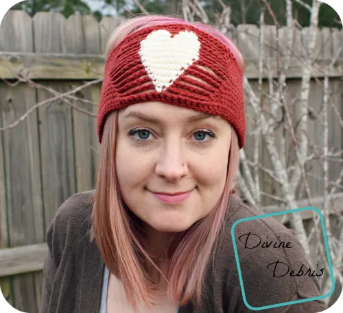 Candace Headband free crochet pattern by DivineDebris.com