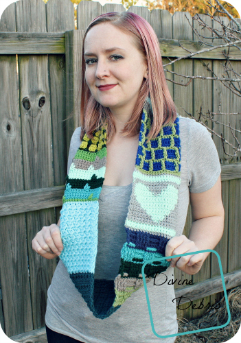 The Sandra Sampler Cowl free crochet pattern by DivineDebris.com
