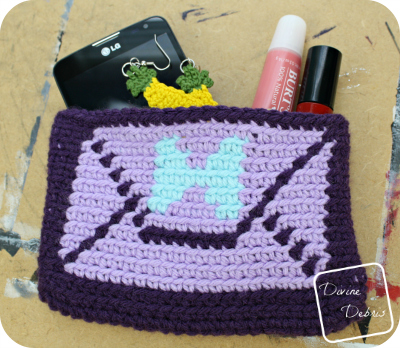 Envelope Clutch Purse crochet pattern by DivineDebris.com