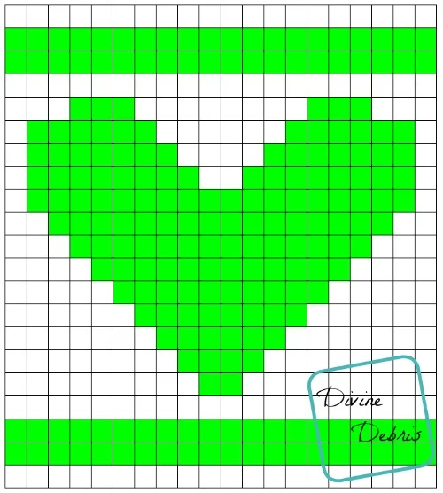 Sampler Heart Graph by DivineDebris.com