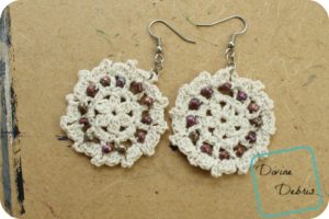 The Free Carrie Earrings Crochet Pattern