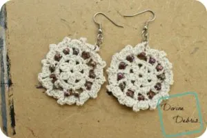 The Free Carrie Earrings Crochet Pattern