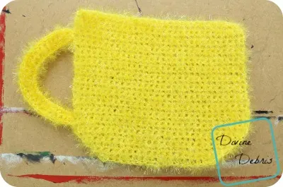 Coffee Cup Washcloth free crochet pattern by DivineDebris.com