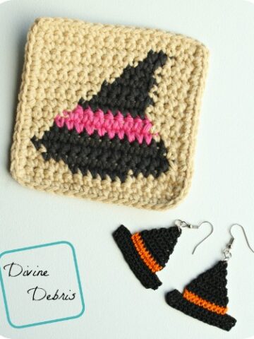 Witch Hats free crochet patterns by DivineDebris.com