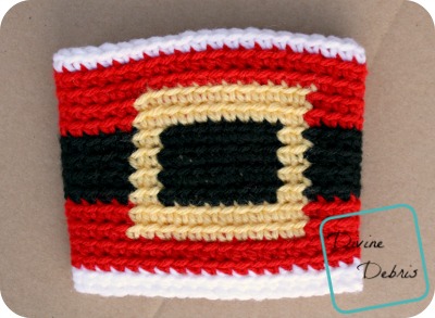 Santa Belly Cozy crochet pattern by DivineDebris.com