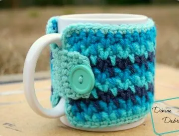 Willow Cup Cozy crochet pattern by DivineDebris.com