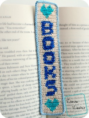 I *Heart* Books! Free Books Bookmark Crochet Pattern