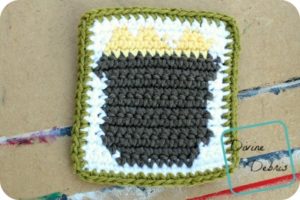 Free Pot of Gold Coaster Crochet Pattern