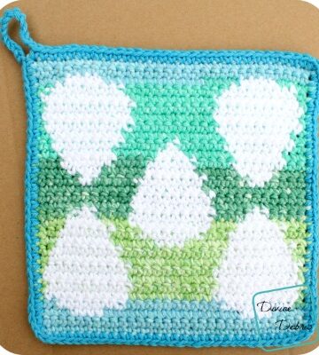 Egg Hot Pad free crochet pattern by DivineDebris.com