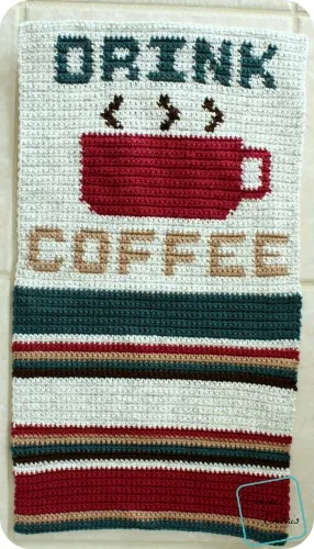 Drink Coffee Bag crochet pattern by DivineDebris.com