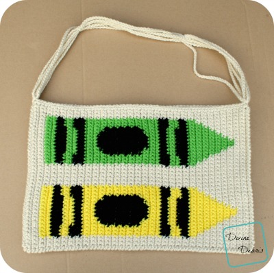 Crayons Are Cute Bag crochet pattern by DivineDebris.com