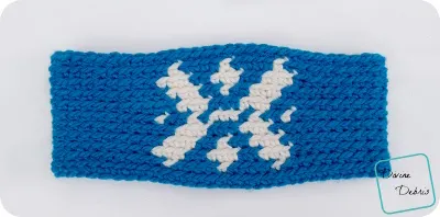 Snowflake Earwarmer free crochet pattern by DivineDebris.com