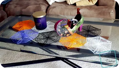 Spiderwebs Table Runner free crochet pattern by Divine Debris.com