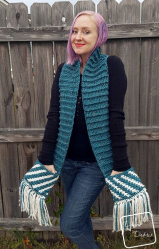 Fiona Scarf free crochet pattern by DivineDebris.com