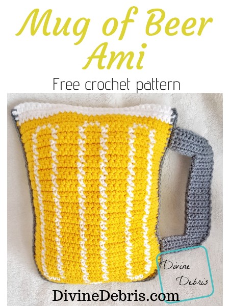 Mug of Beer Ami free crochet pattern by DivineDebris.com