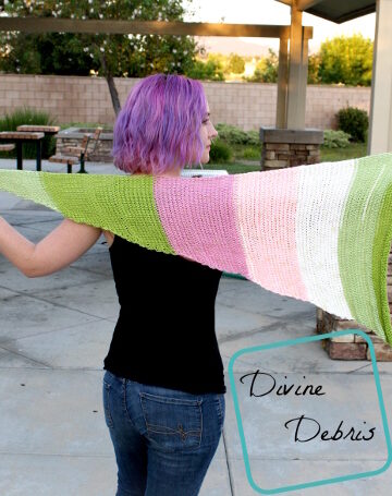 Tasha Shawl free crochet pattern by DivineDebris.com
