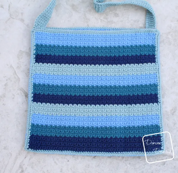 Be Nice Bag free crochet pattern by DivineDebris.com