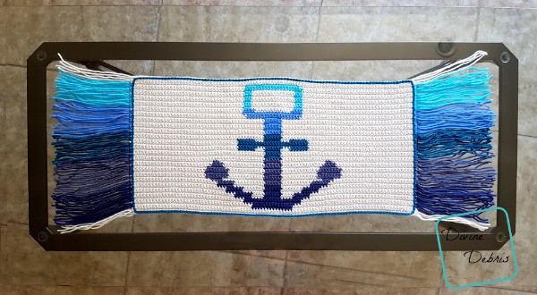 Amazed by Anchors, the Free Awesome Anchor Mat crochet pattern