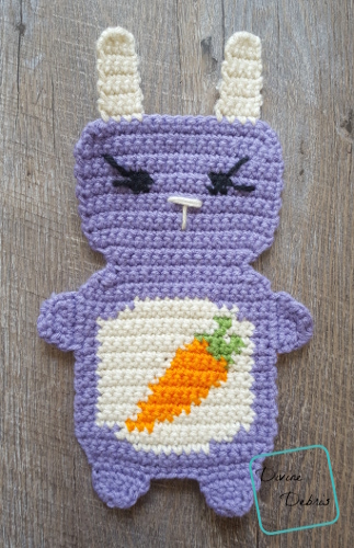Carrot Belly Bunny Ami crochet pattern by DivineDebris.com