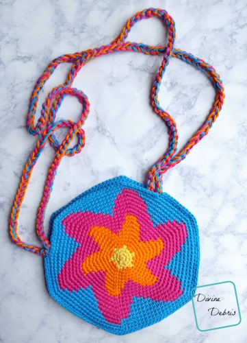 Starburst Purse free crochet pattern by DivineDebris.com