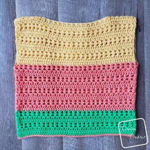 The Sherbet Shirt free crochet pattern by DivineDebris.com