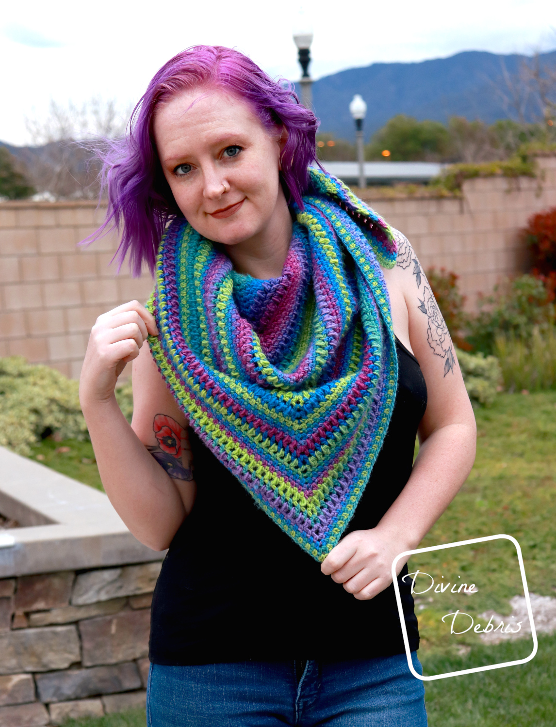 Familiar But New! The Whitney Shawl crochet pattern