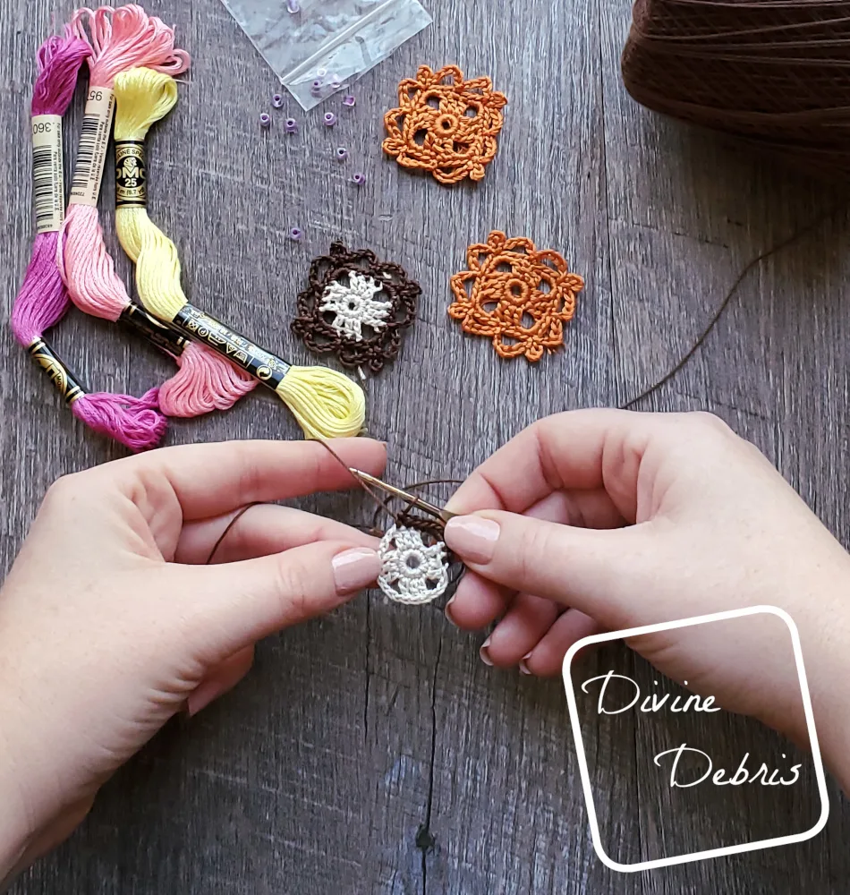 Courtney Earrings free crochet pattern by DivineDebris.com