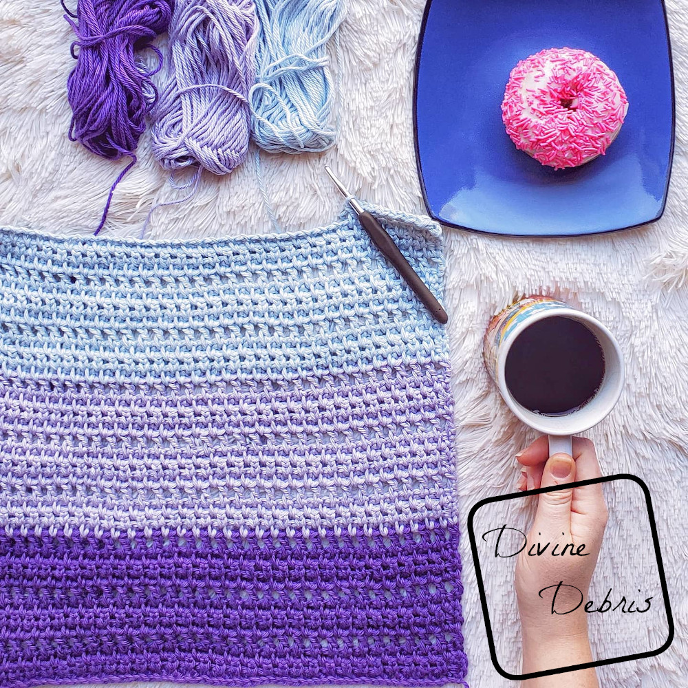 The Melanie Tank Top free crochet pattern by DivineDebris.com