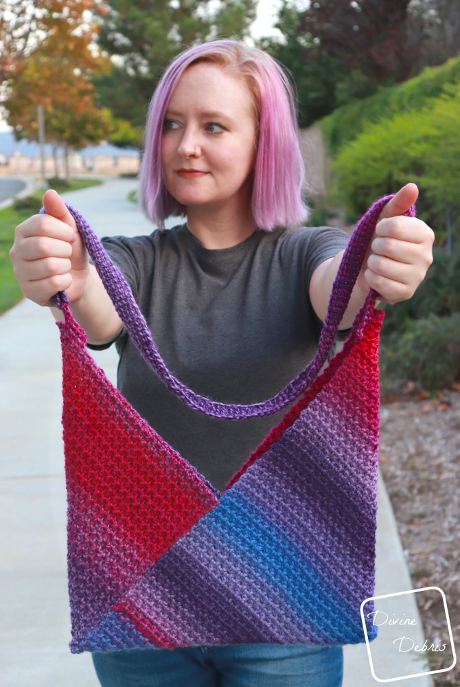 Fold Like a Pro – make the Azuma Bukuro Bag free crochet pattern