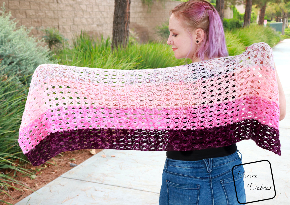 Wrap You Up in My Love, With Louise Shawl Crochet Pattern