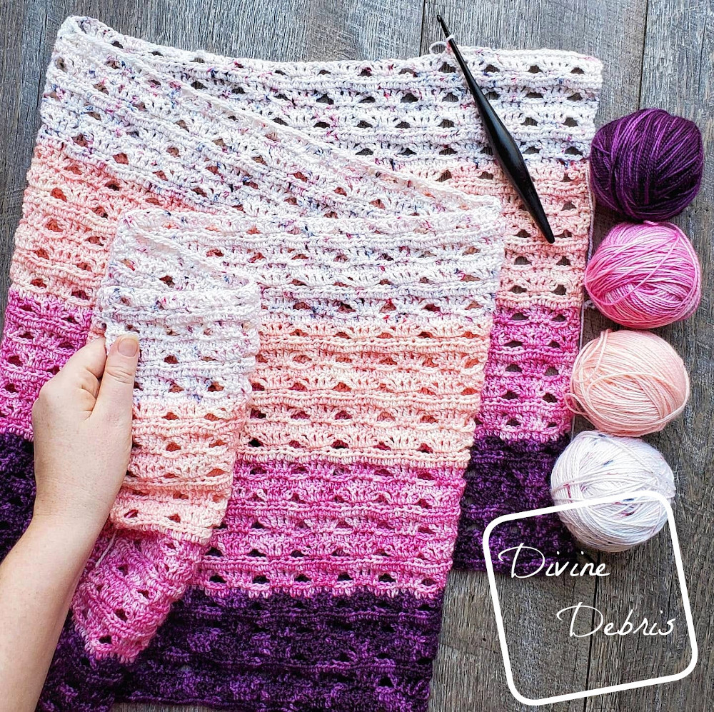 Louise Shawl free crochet pattern by DivineDebris.com
