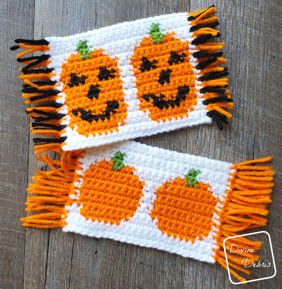 Fall into Pumpkins with the Free Cute Pumpkins Mug Rugs Crochet Patterns