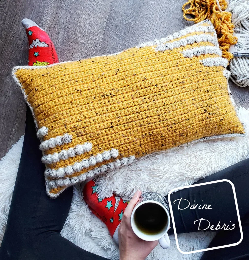 Charismatic Pillow free crochet pattern by Divine Debris