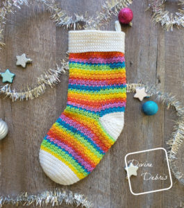 Free Kelsey Stocking Crochet Pattern – Get Jolly and Bright