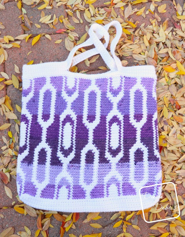 Cecelia Tapestry Bag free crochet pattern by DivineDebris.com
