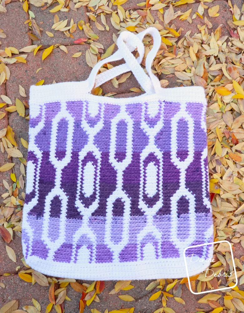 Cecelia Tapestry Bag free crochet pattern by DivineDebris.com