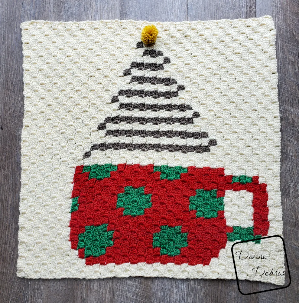 Crochet Christmas Cozy Pattern & Printable — Raising Cubs in a Campground